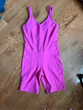 lululemon athletica Pink One-Piece Athletic Jumpsuit